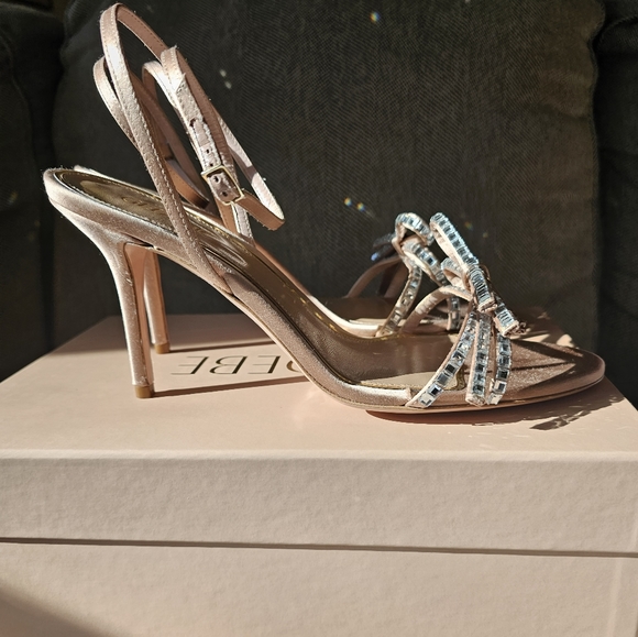 Anthropologie Gedebe Cecile Satin Heels NIB - Picture 6 of 16